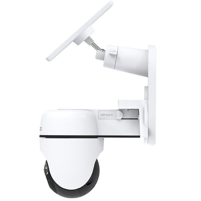 TP-Link Tapo TC90 KIT Cámara de Videovigilancia 2K 3MP con Panel Solar, Visión Nocturna a Color, Detección Inteligente, 360°